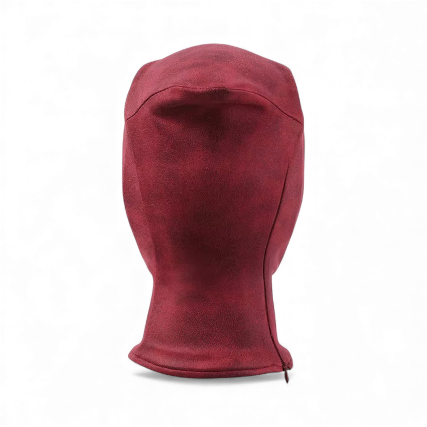 Deadpool mask on a white background.