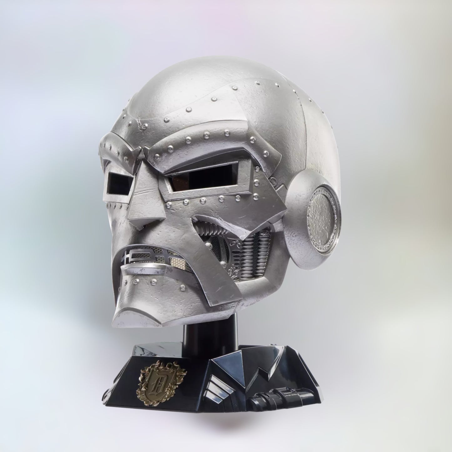 Doctor Doom Helmet - Marvel Legends - Side view - No hood