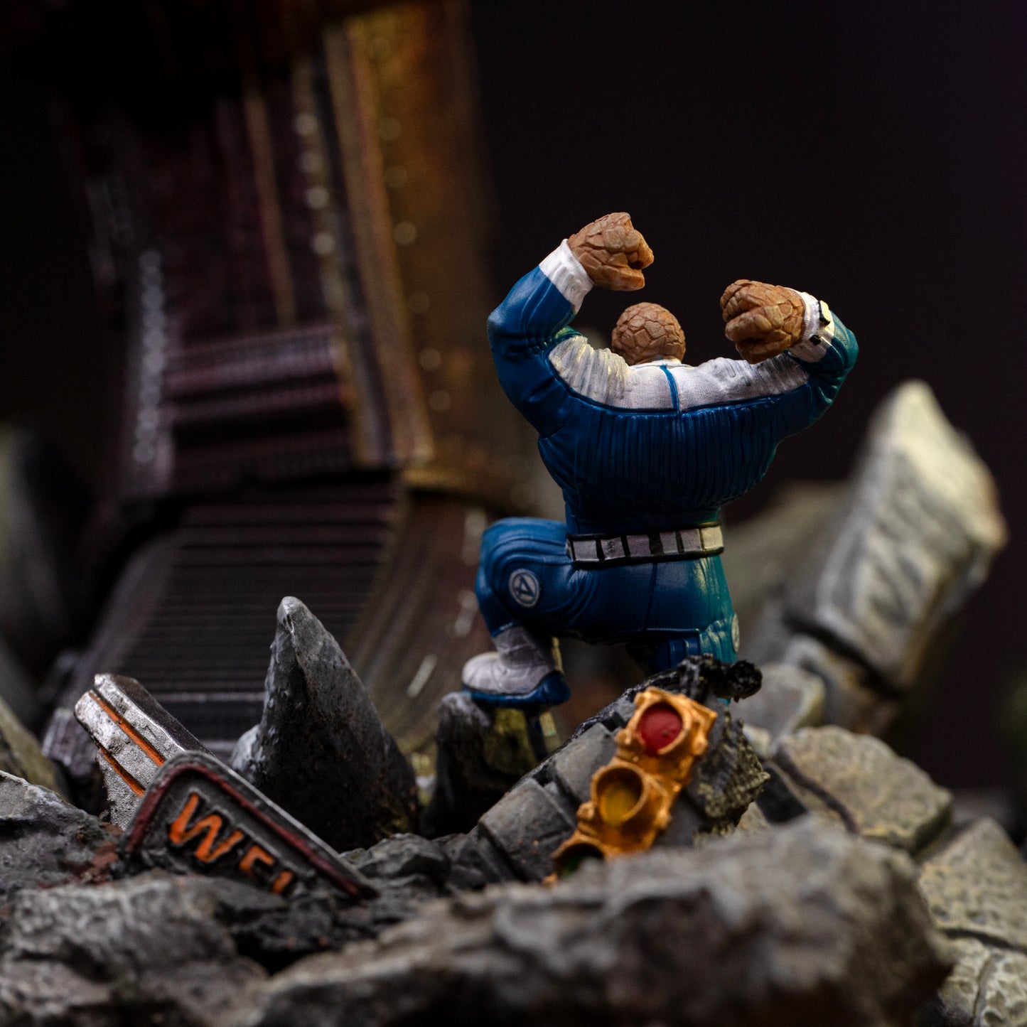Diorama Deluxe de Galactus - Los Cuatro Fantásticos - Estatua semiartística a escala 1/20