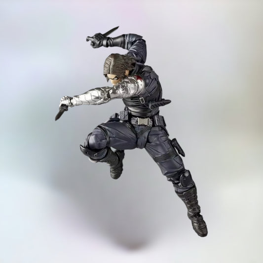 Winter Soldier action figure jumping pose