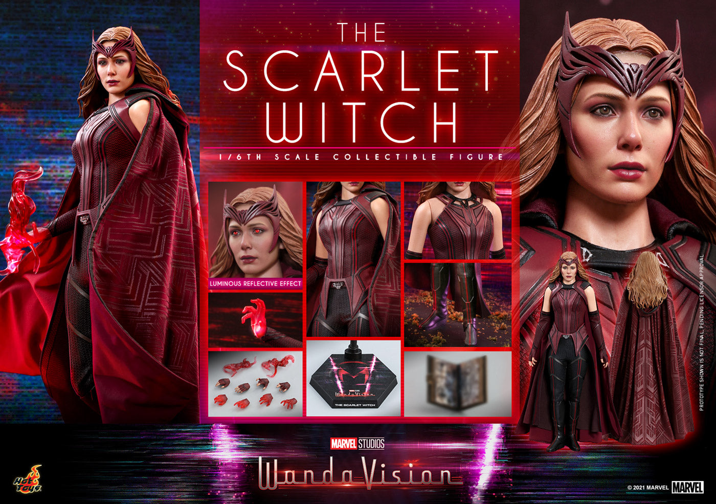 Hot Toys The Scarlet Witch 1/6 Scale Action Figure