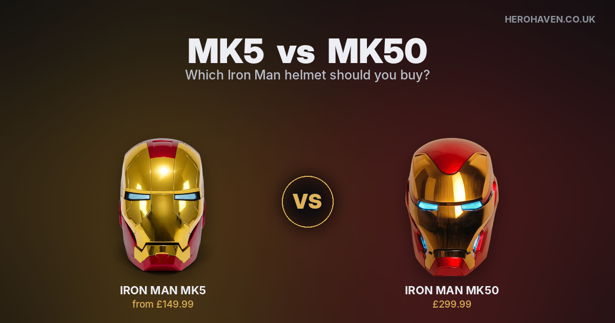 Iron Man MK5 vs MK50 Helmet: Which One Should You Buy?