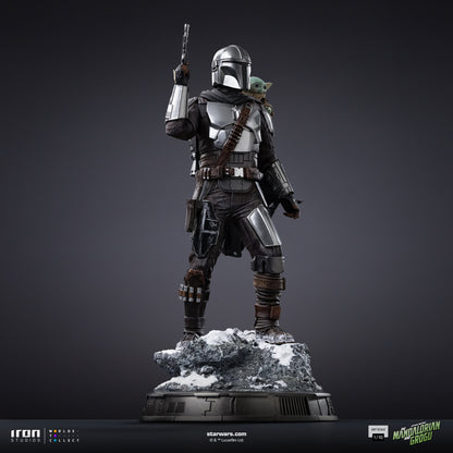 Mandalorian and Grogu Art Scale 1/10 Statue - Iron Studios