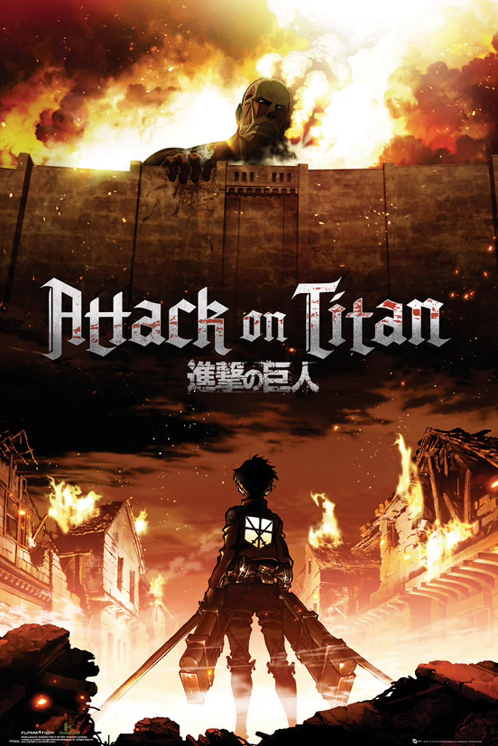 Attack on Titan Key Art Poster | Official 61x91.5cm Print – HeroHaven