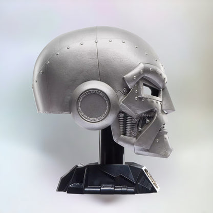 Doctor Doom Helmet - Marvel Legends - Profile view - No hood