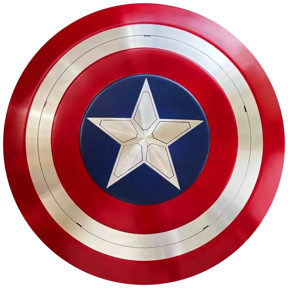 Falcon Captain America shield metallic.