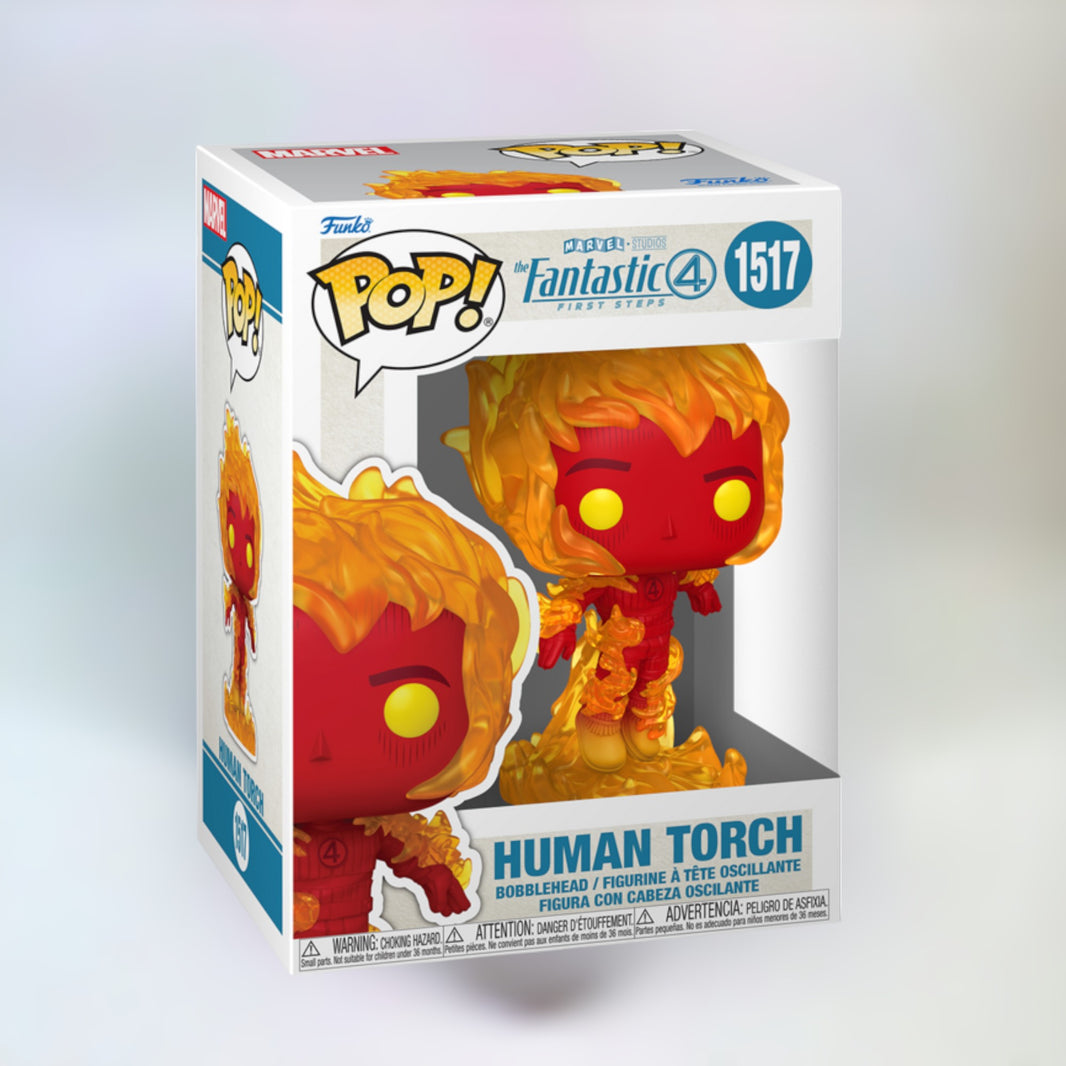 Human Torch Funko pop in box