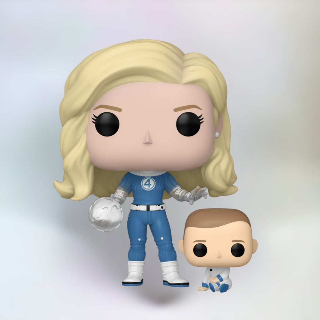 Invisible Woman & Franklin Funko pop
