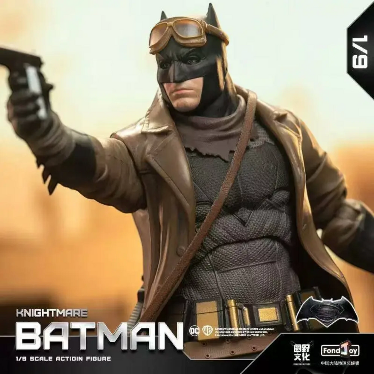 Knightmare Flash Figure FondJoy Knightmare Batman 1/9 Scale Action Figure – HeroHaven
