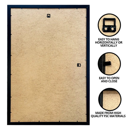 Wooden Oak Picture Frame - Maxi - 61 x 91.5cm
