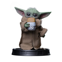 Grogu Food Cart Snack Statue - Iron Studios Mandalorian and Grogu Collection
