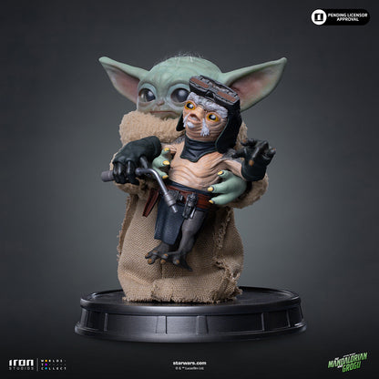 Grogu No Squeezy Statue - Iron Studios Mandalorian and Grogu Collection