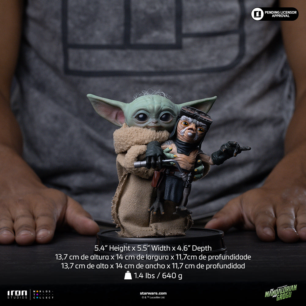 Grogu No Squeezy Statue - Iron Studios Grogu Collection – HeroHaven