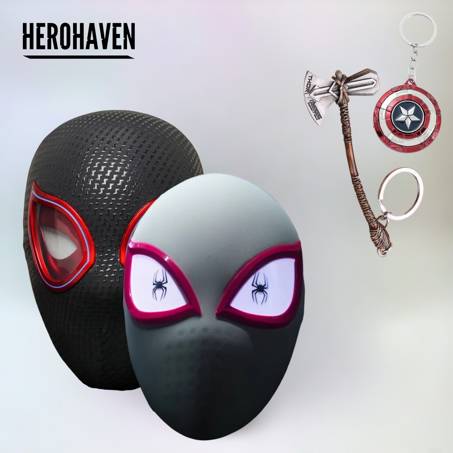 Herohaven Collections Masks Helmets Cosplay Keyrings Figurines