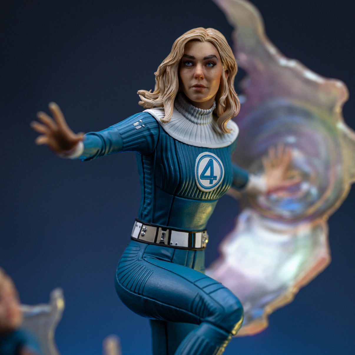 Invisible Woman Art Scale 1-10 Closeup