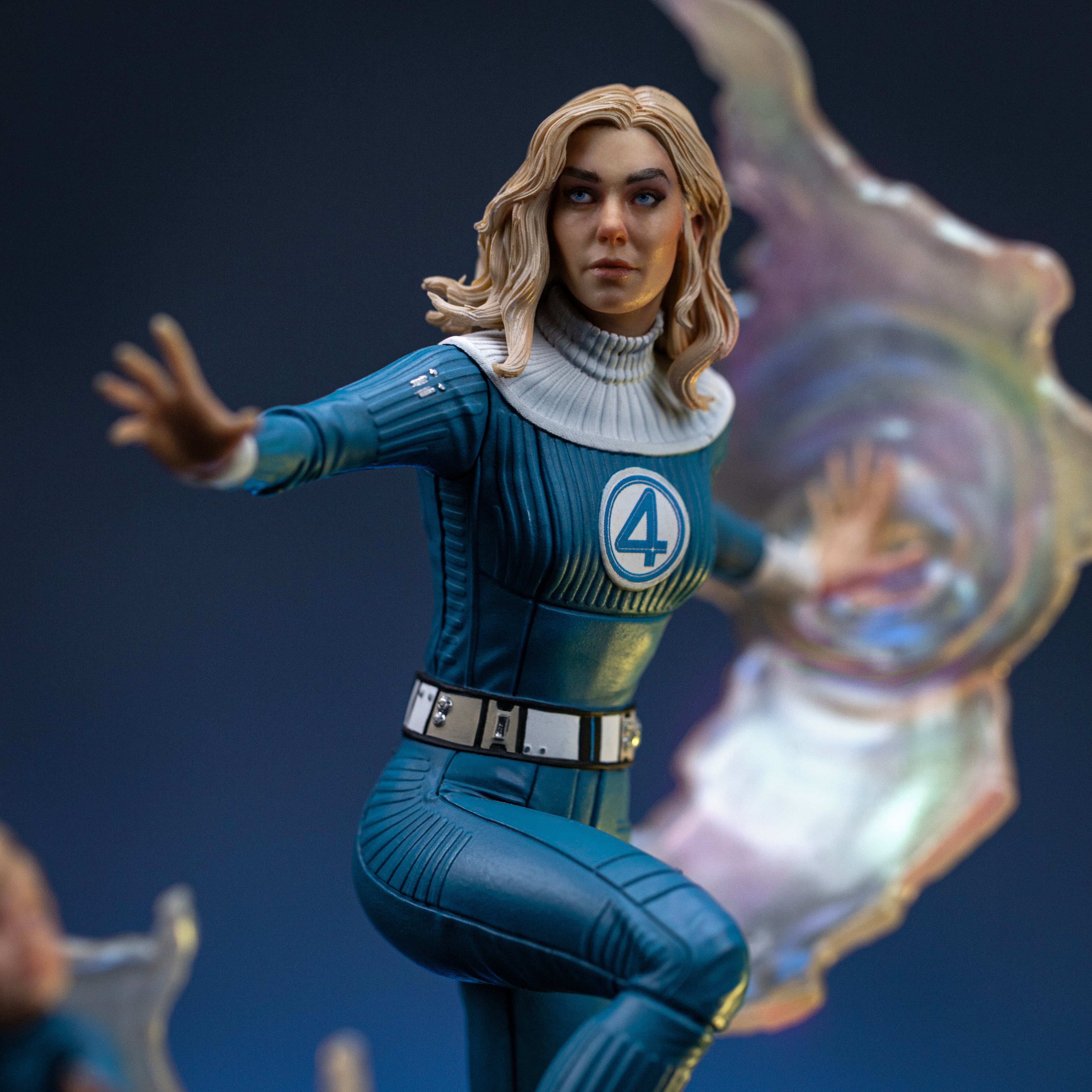 Invisible Woman Art Scale 1-10 Closeup