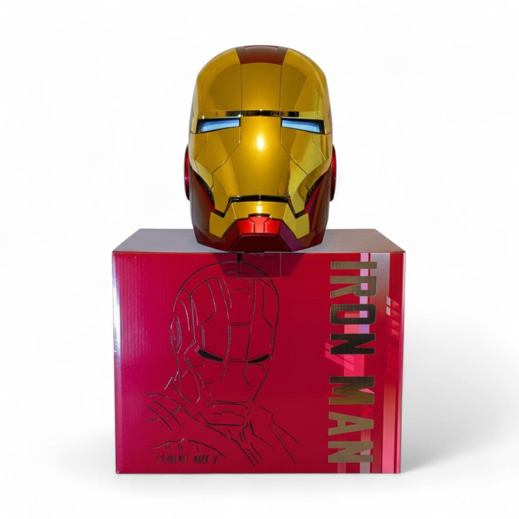 hasbro iron man helmet uk Iron Man MK5 Helmet Gold Edition with Voice Control