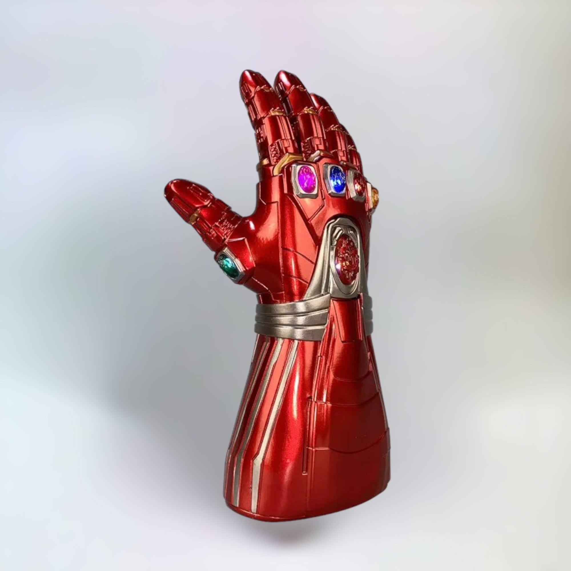 infinity war handschuh 1:1 Iron Man LED-Handschuh – 36 cm große Avengers-Superhelden-Replik – HeroHaven