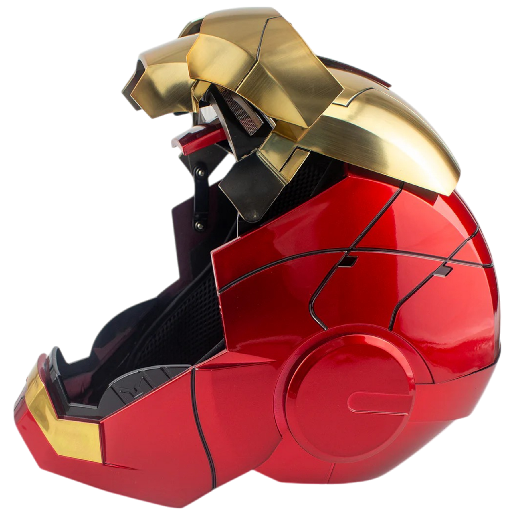 Iron Man MK5 Helmet Gold Edition with Voice Activation – HeroHaven