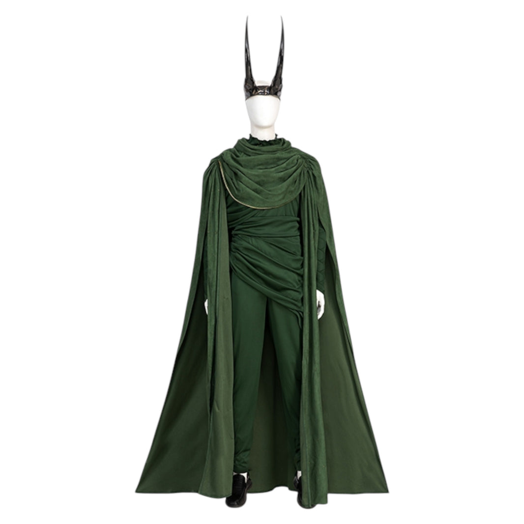 Loki Costume and Horns Bundle