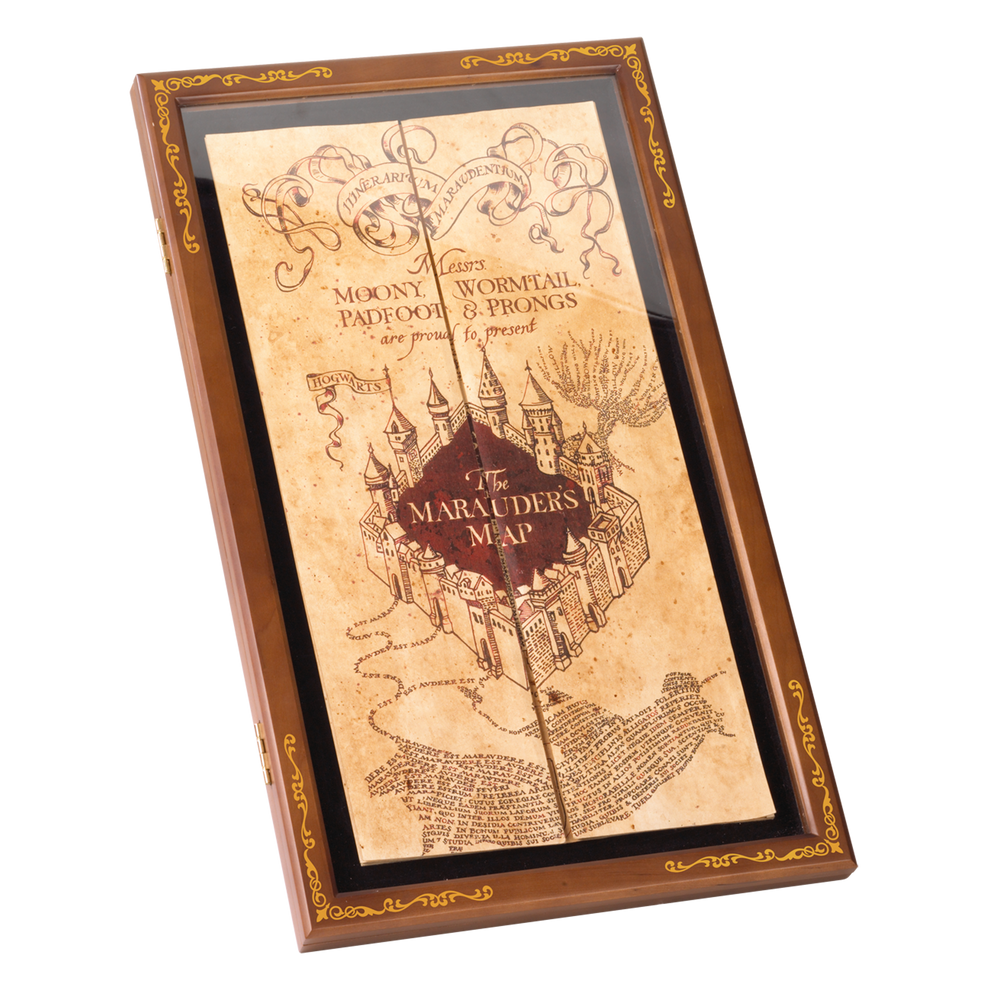 Marauder’s Map Wooden Display Case | Harry Potter – HeroHaven