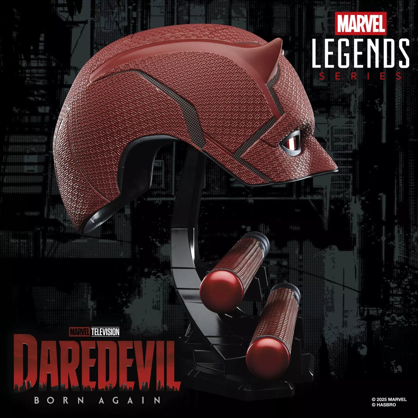 Marvel Legends Series Daredevil: Born Again Premium Roleplay Mask and Billy Club