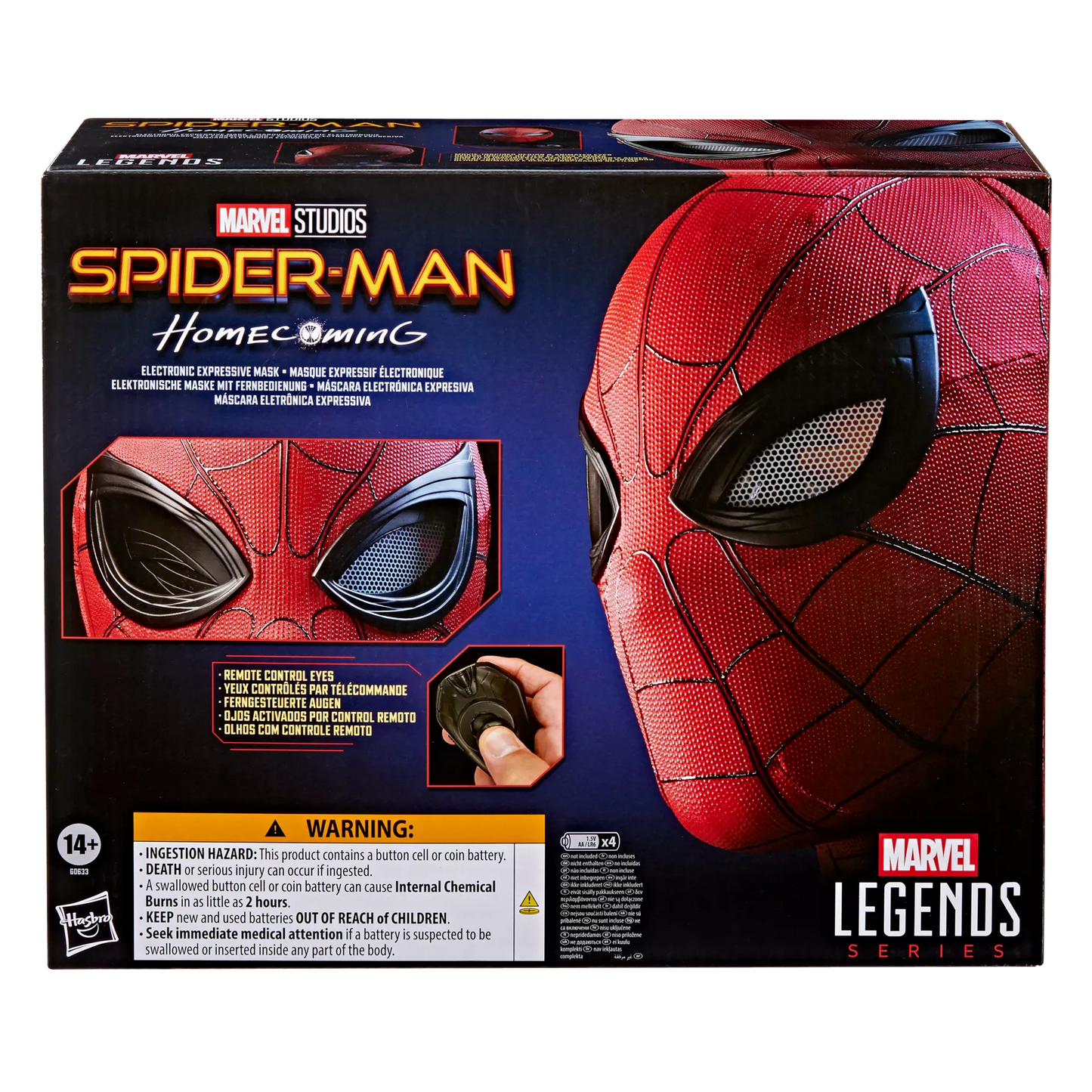 Marvel Legends Series Spider-Man Electronic Expressive Mask