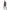 Standing pose Miles Morales costume with white background.