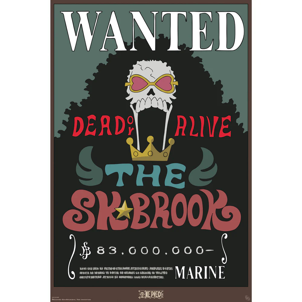 One Piece Wanted Brook 61 x 91.5cm Maxi Poster