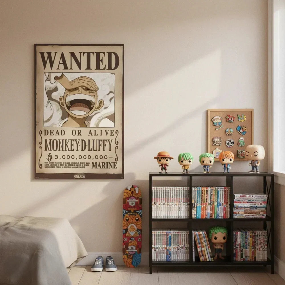 One Piece Wanted Luffy Wano Poster - 61 x 91.5cm Maxi Print