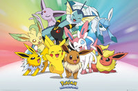 Pokémon Eevee Evolutions Poster - 61 x 91.5cm Maxi Print