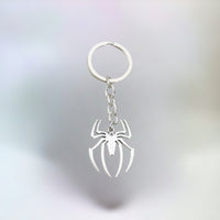 Spiderman keyring marvel avengers metal spider with plain white background