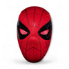 Spiderman mask with blinking movable eyes led lights red