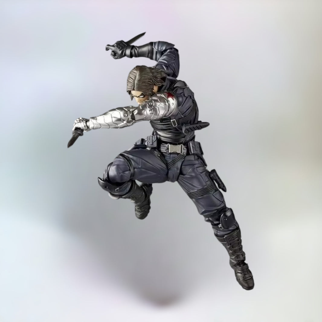 Winter Soldier action figure jumping pose
