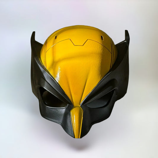 Wolverine mask PVC - Deadpool and Wolverine, Wolverine mask with plain white background.