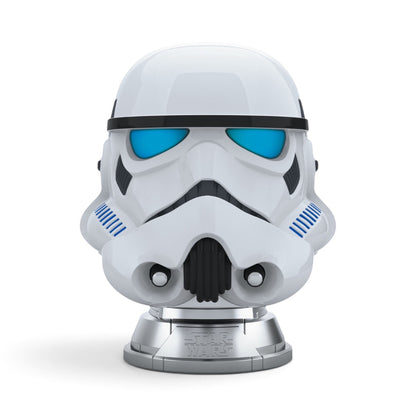 ZD Toys Stormtrooper helmet night light, front view lit up