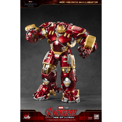 ZD Toys Iron Man Hulkbuster MK44 model kit posing.