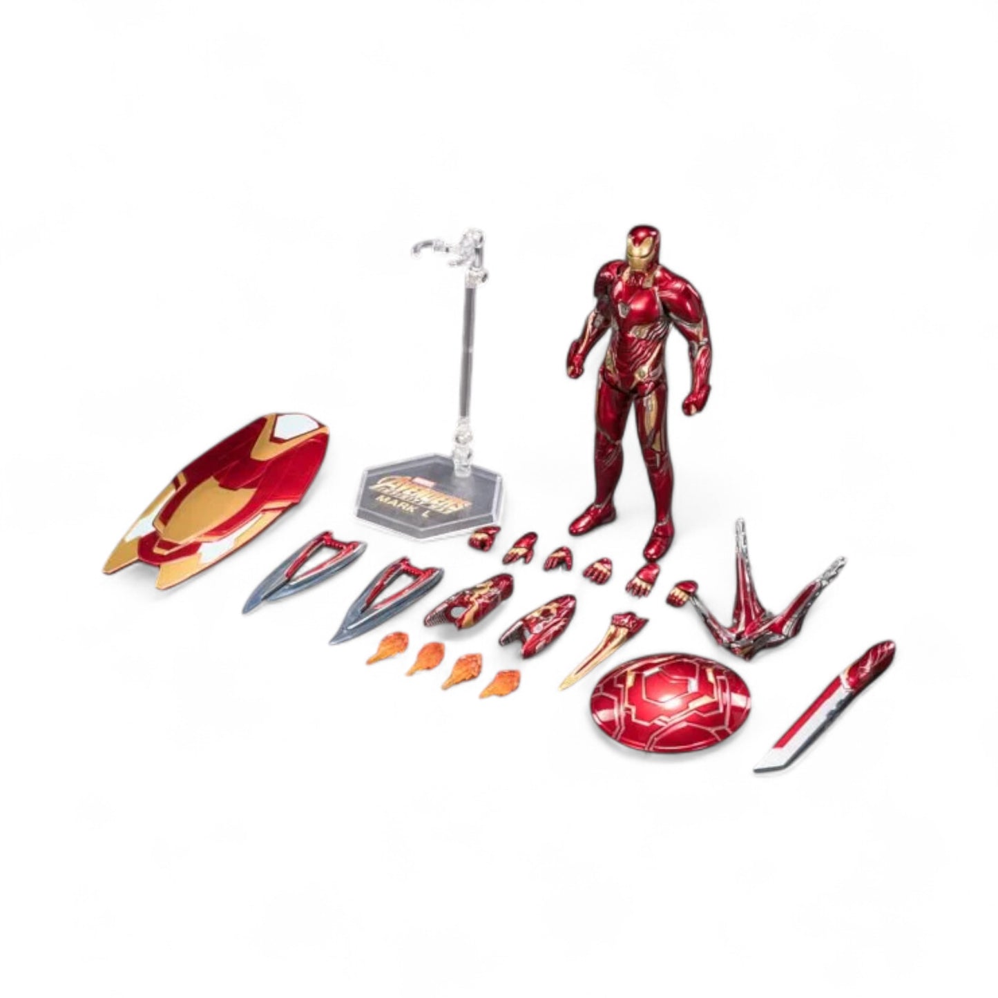 ZD Toys Iron Man Mark 50 action figure with it's accessories.