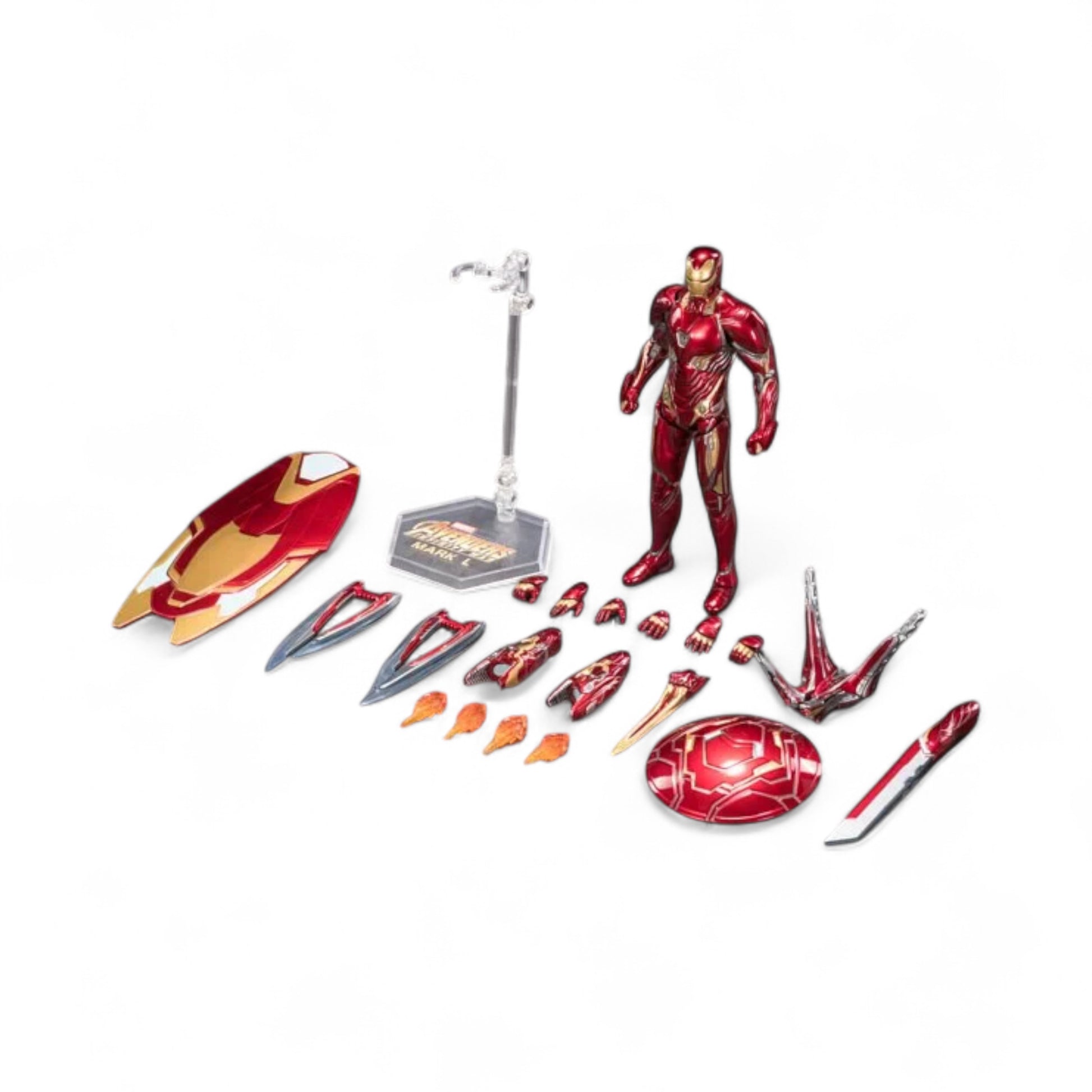 ZD Toys Iron Man Mark 50 action figure with it's accessories.