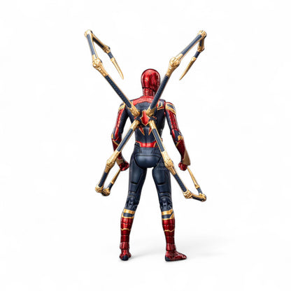 ZD Toys Iron Spider action figure back side.