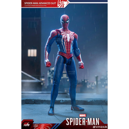 ZD Toys Spiderman with Advanced Suit figure posing.