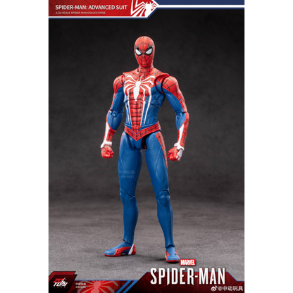 ZD Toys Spiderman with Advanced Suit figure posing.