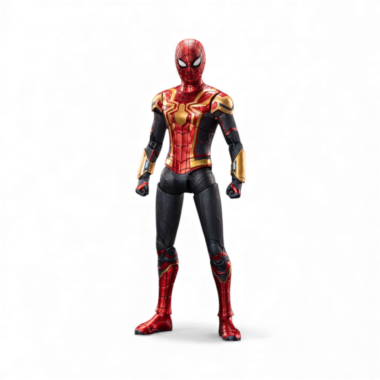 ZD Toys Spiderman Iron Integrated Suit 1/10 Scale Action Figure from Spiderman No Way Home action figure front side.