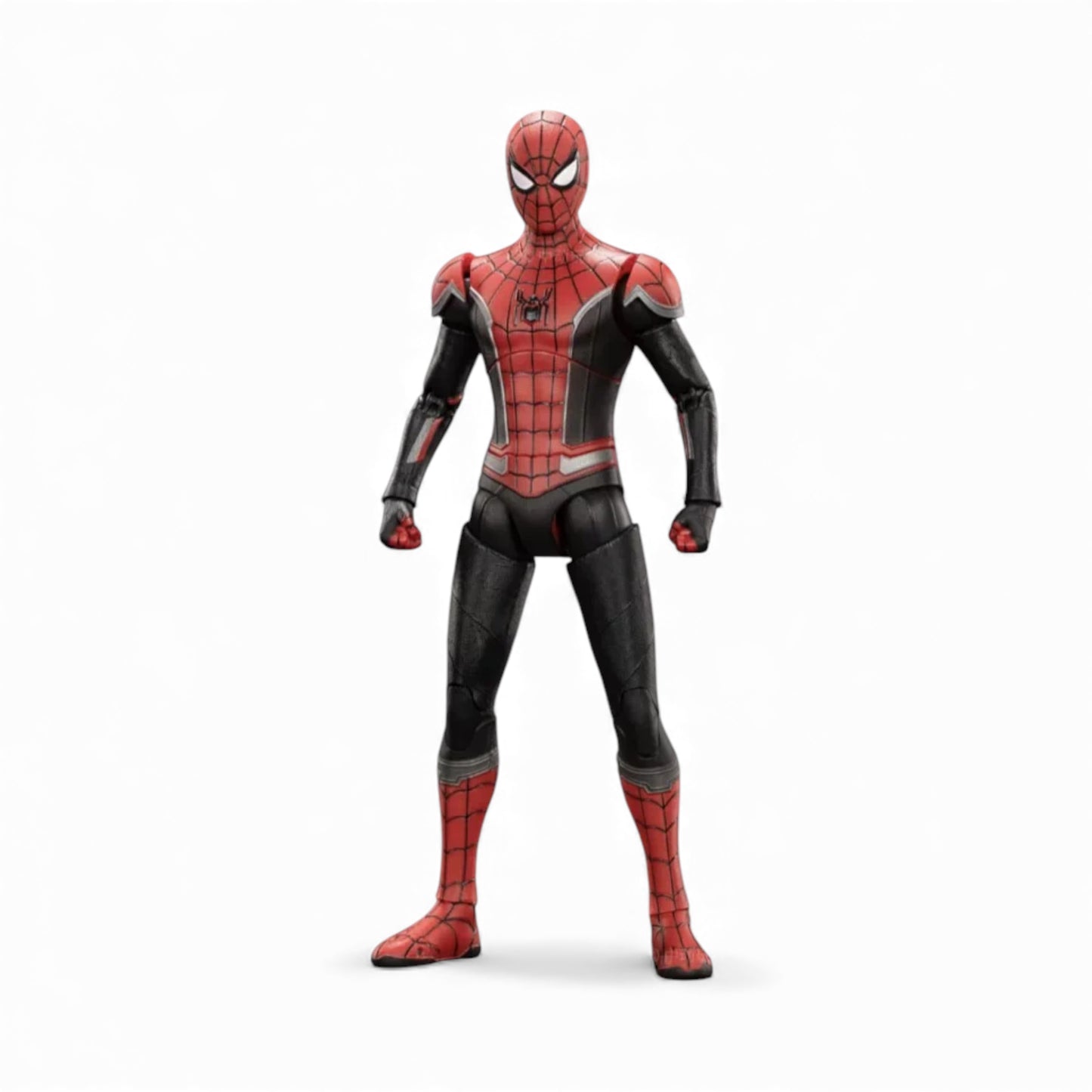 ZD Toys Spiderman Upgraded Suit 1/10 Scale Action Figure from Spiderman No Way Home action figure front.