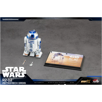 ZD Toys R2-D2 action figure with its accessories.