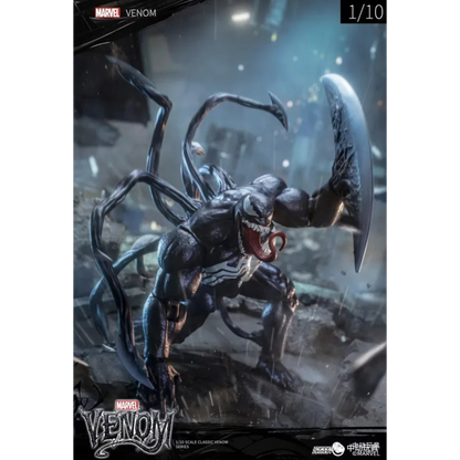 ZD Toys Venom action figure posing.