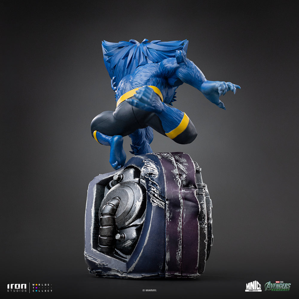 Iron Studios Beast Avengers: Doomsday MiniCo statue - unpainted prototype detail view 4