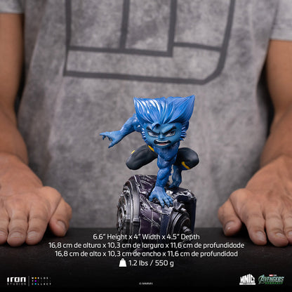 Iron Studios Beast Avengers: Doomsday MiniCo statue - scale size comparison with ruler