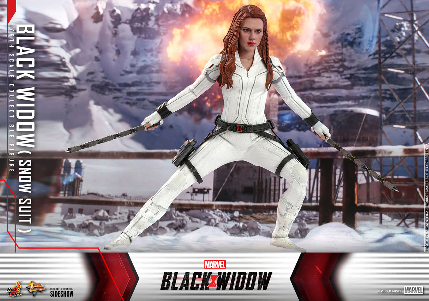 Hot Toys Black Widow (Snow Suit Version) 1/6 Scale Action Figure