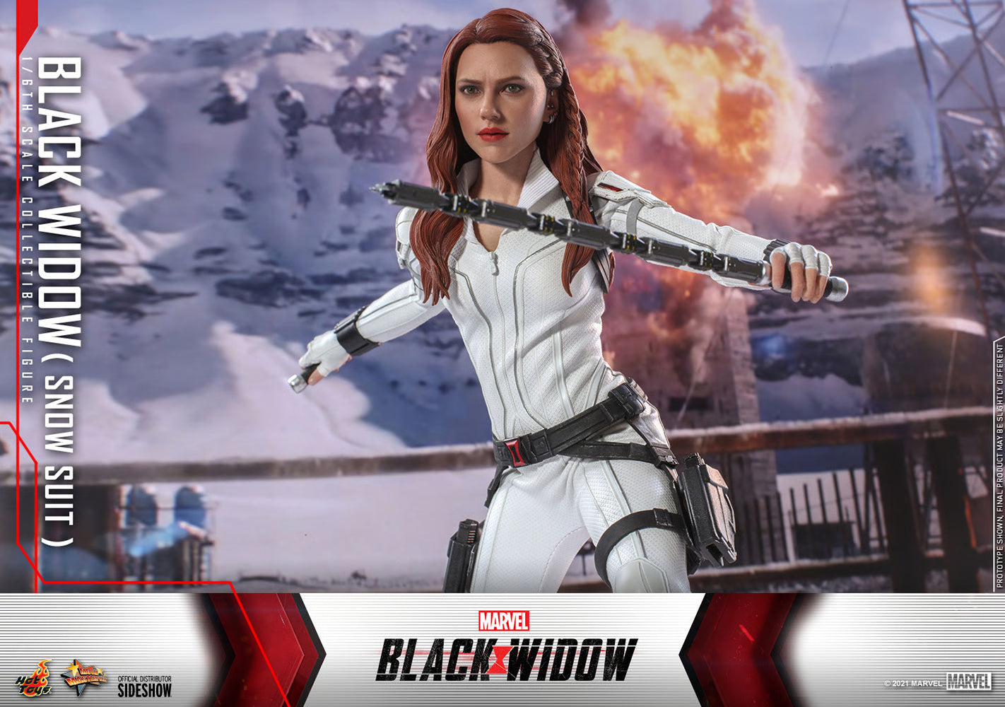 Hot Toys Black Widow (Snow Suit Version) 1/6 Scale Action Figure